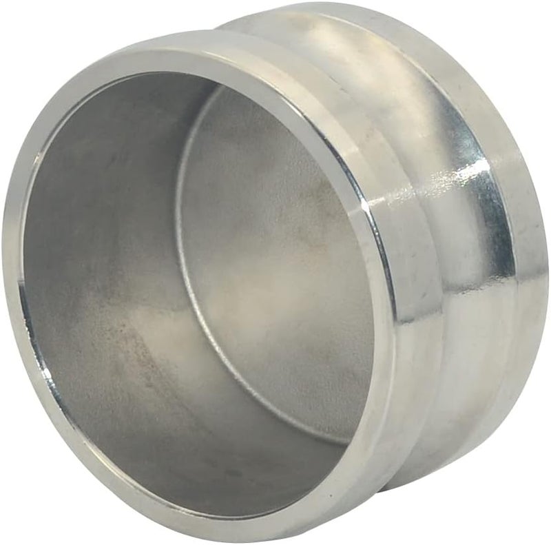 Varmhus Trash Pump Adapter Dust Cap/Dust Cover,Type DP Cam and Groove Hose Pipe Fitting Coupler,Stainless Steel 316 (2PCS 3") - Image 2